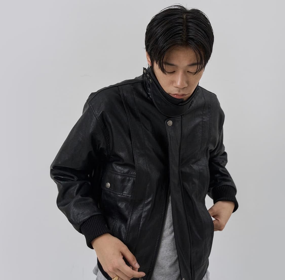 Nuakle 누아끌레 레더자켓  상품이미지1