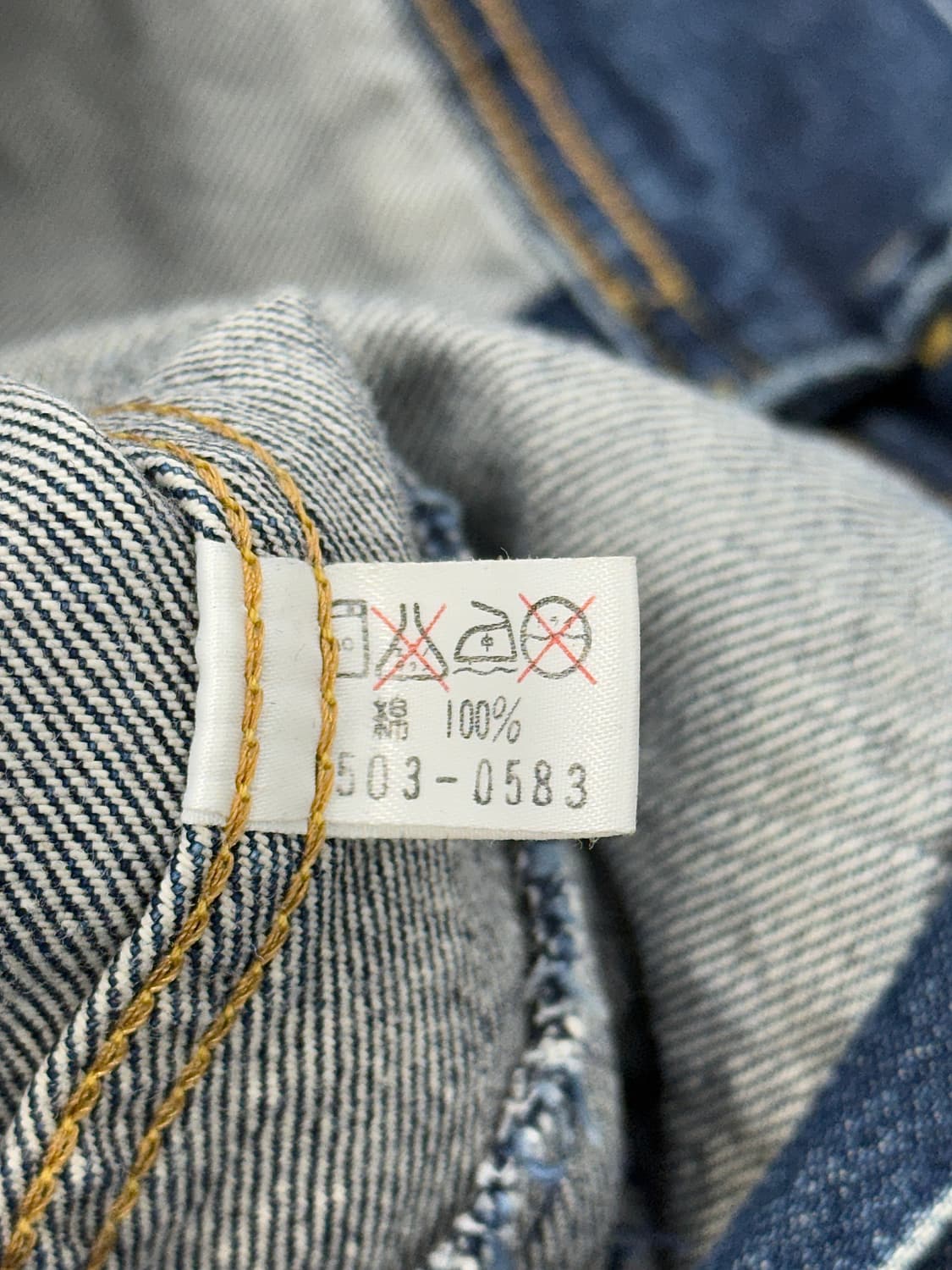 리 90s 아메리카 데님 라이더 자켓 상품이미지9