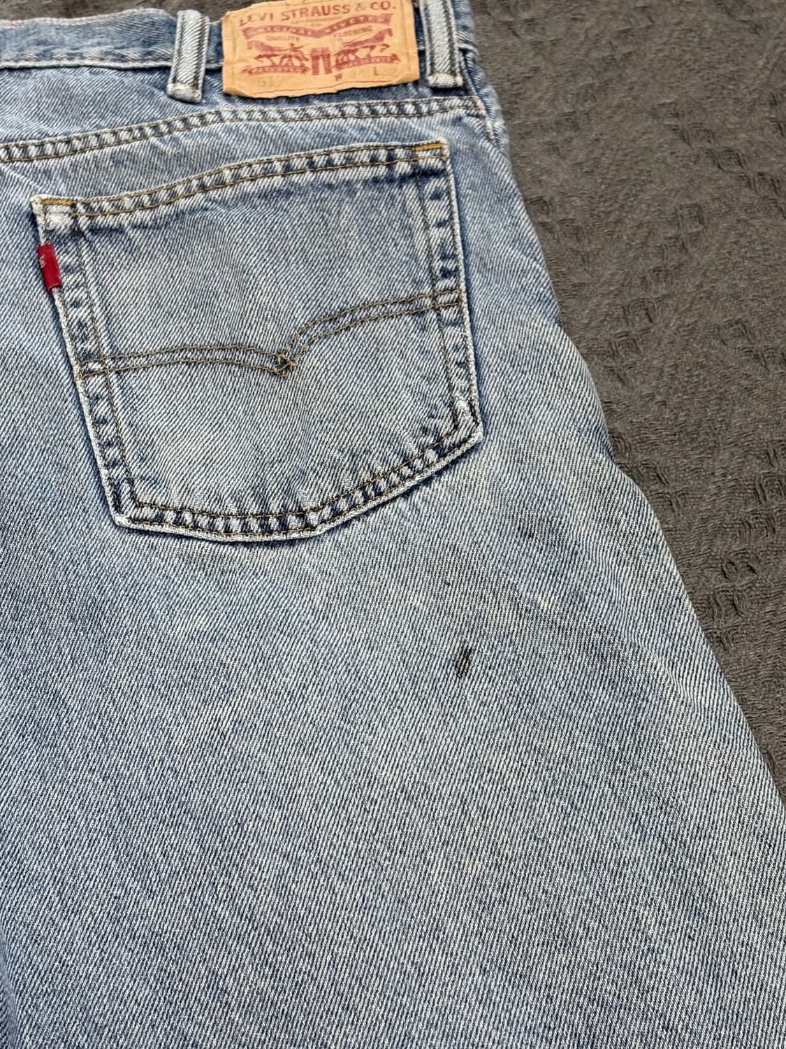 (34x32, 실측33) 리바이스 517 연청 Colombia 상품이미지8