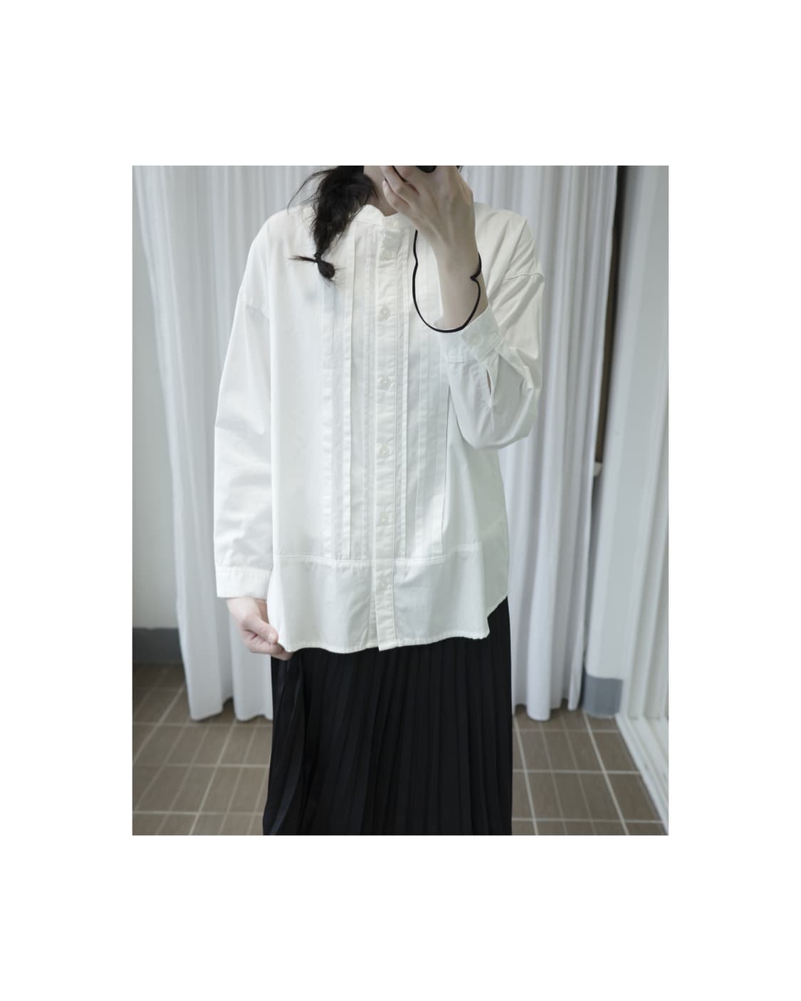 Cotton white shirts 상품이미지1