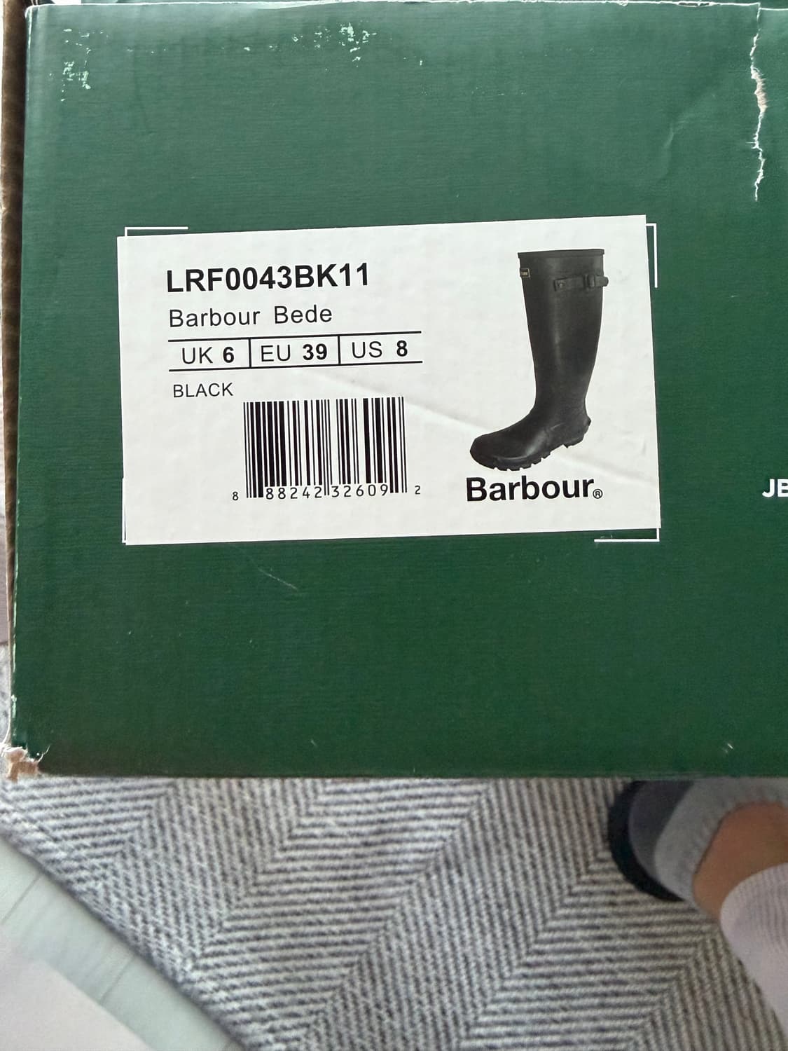 [새상품]바버 베디 웰링턴 롱 레임부트 250 상품이미지4