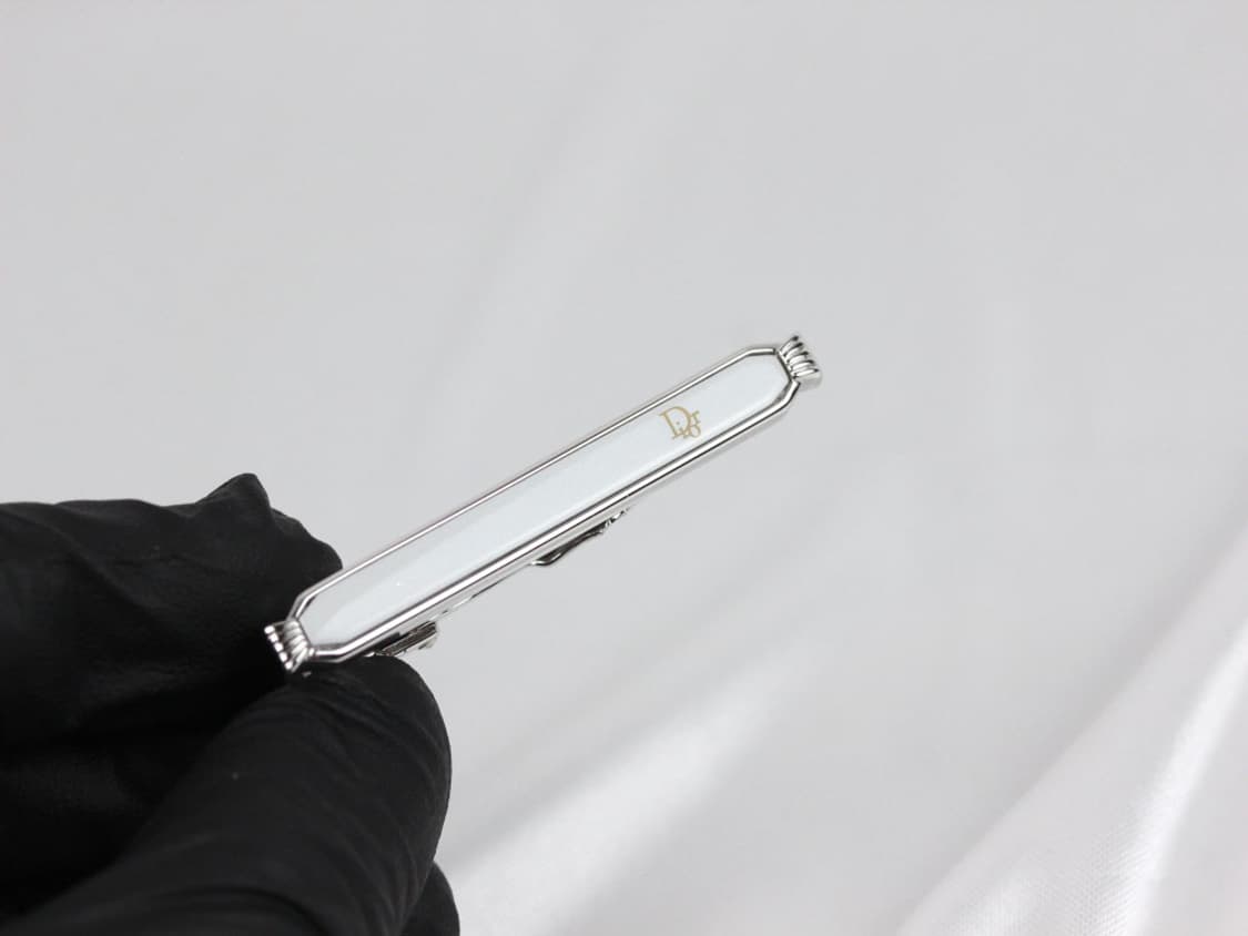 디올 S등급 5cm 은장 남자 명품 넥타이핀 빈티지 상품이미지9