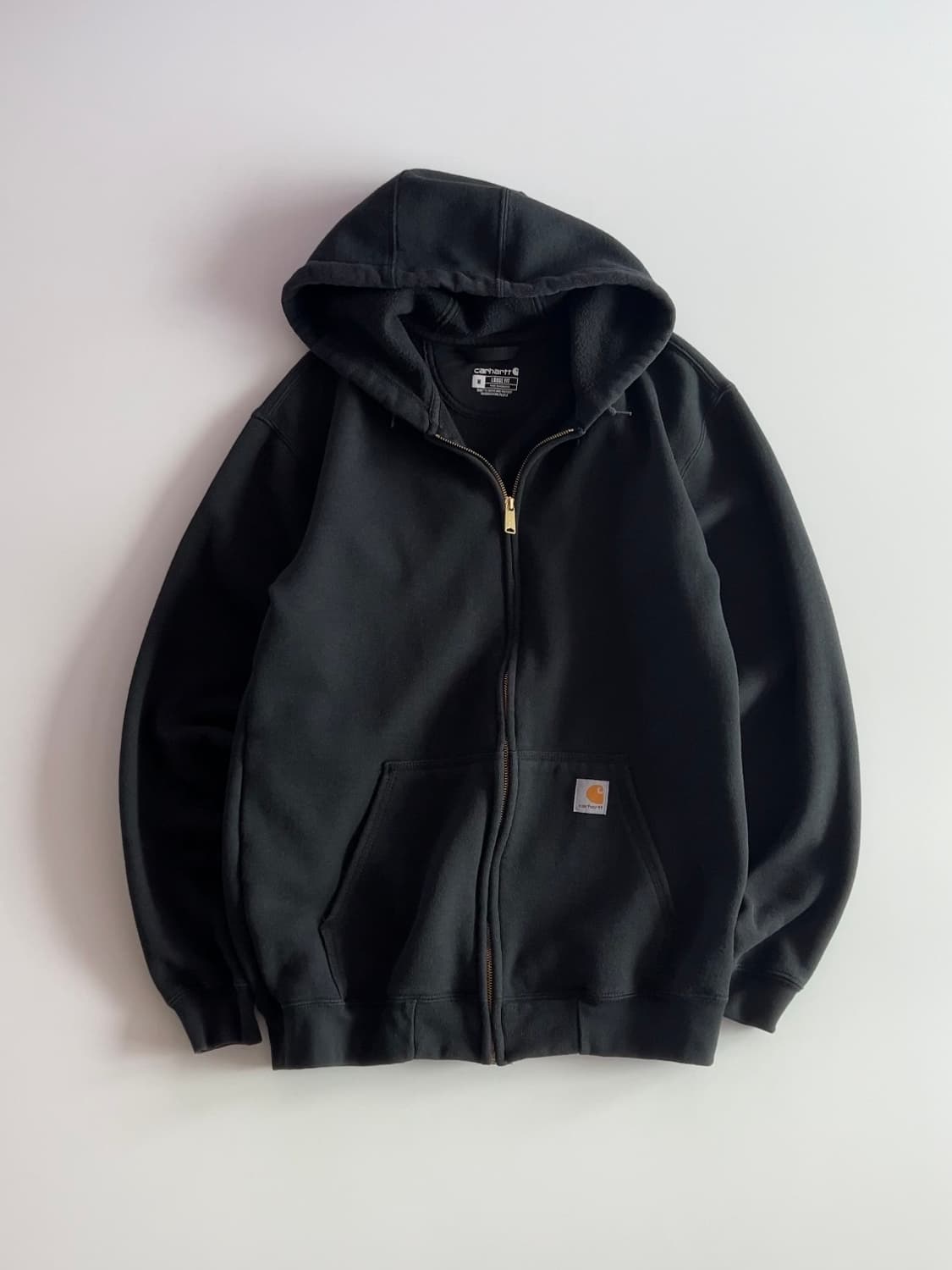 칼하트 블랙 후드집업 M 상품이미지1