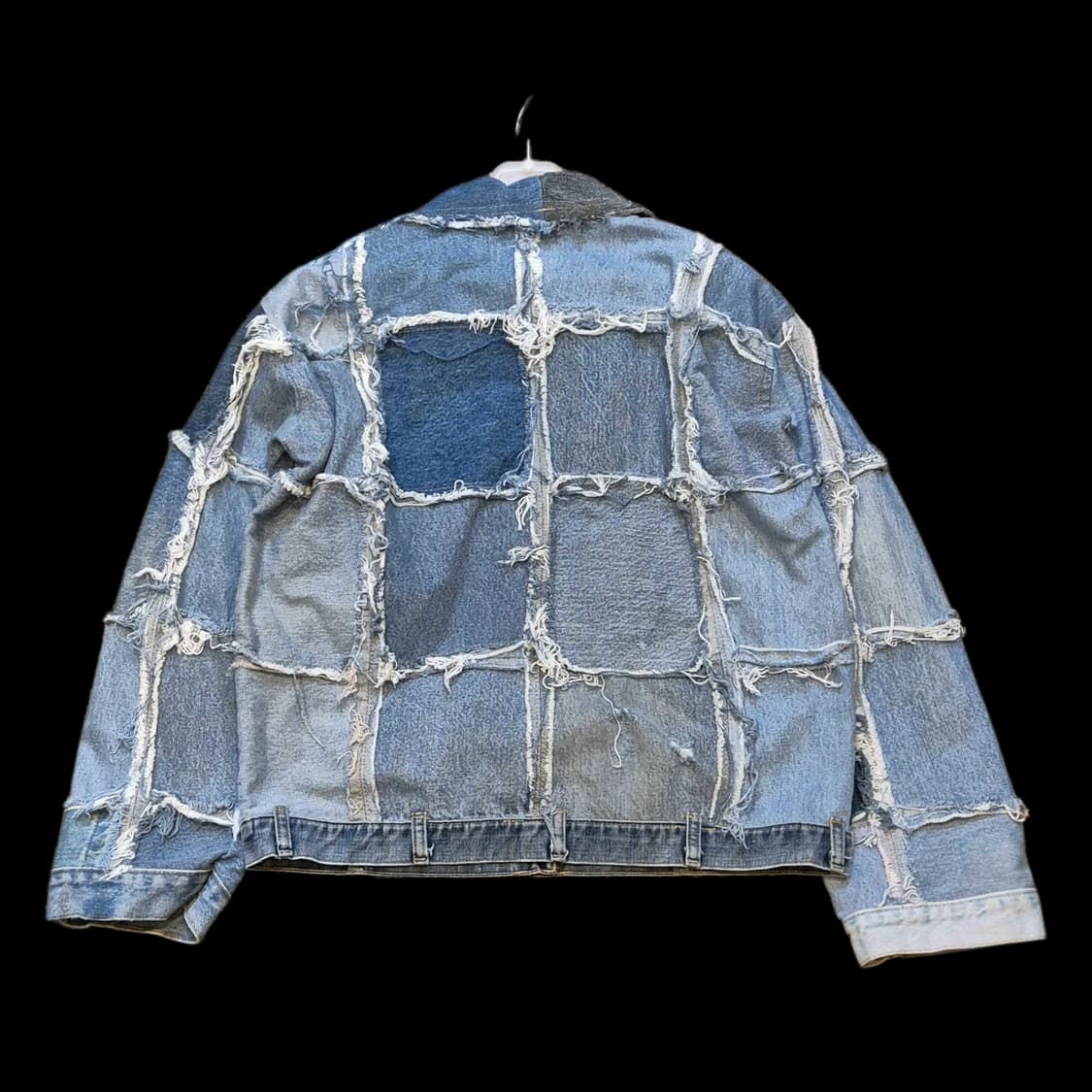 여성-FREE 패치워크 커스텀 데님자켓 상품이미지2