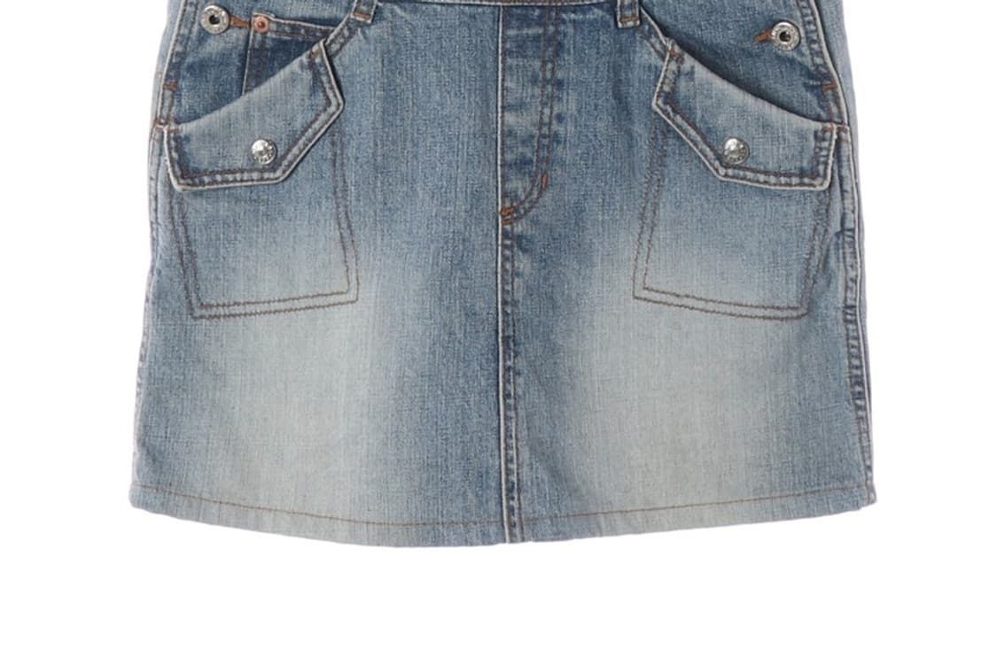 GUESS JEANS 데님 오버롤 원피스 스커트 상품이미지5