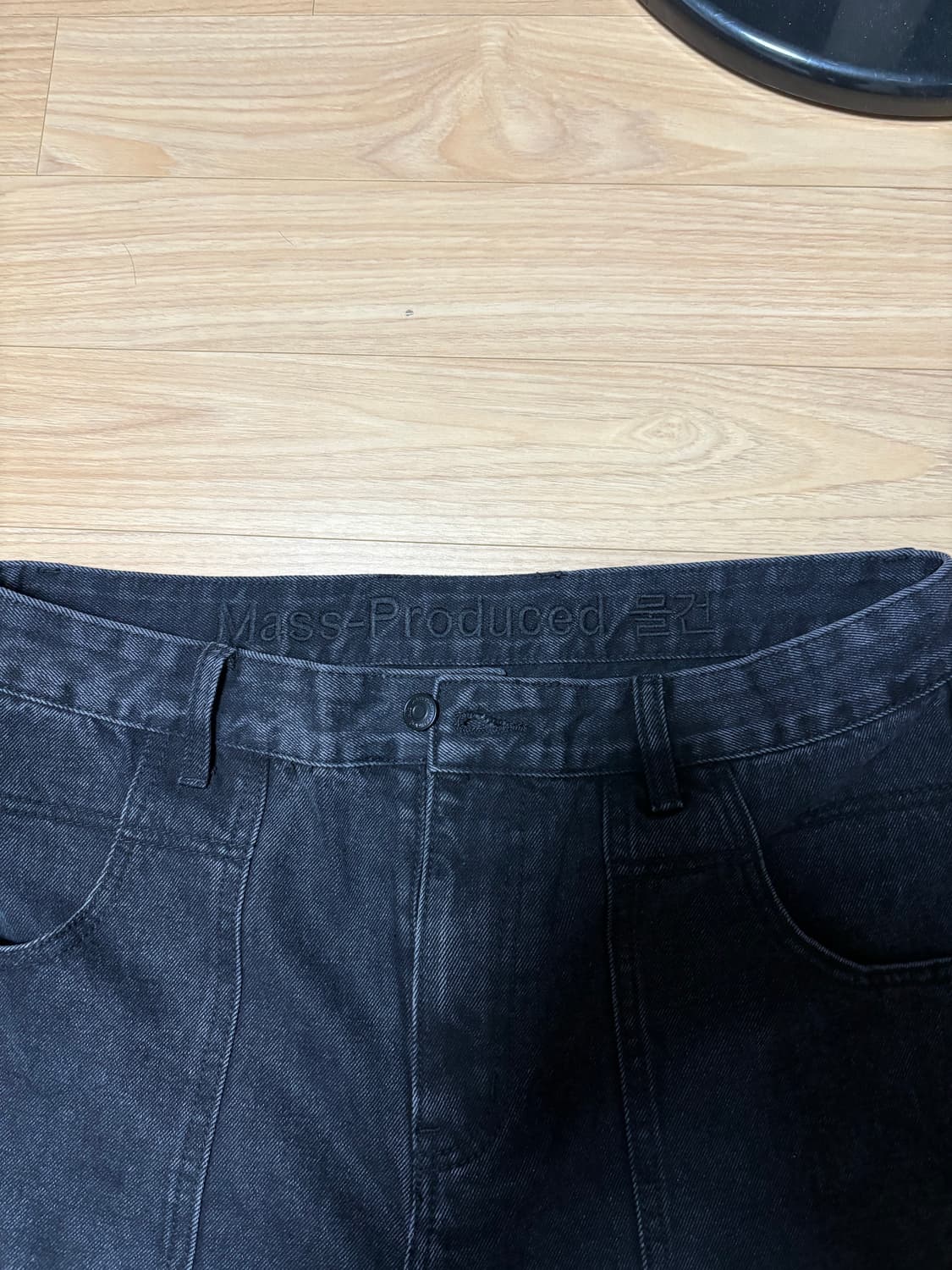 플라스틱프로덕트 MPa PAINTER DENIM PANTS (BLACK) 상품이미지7