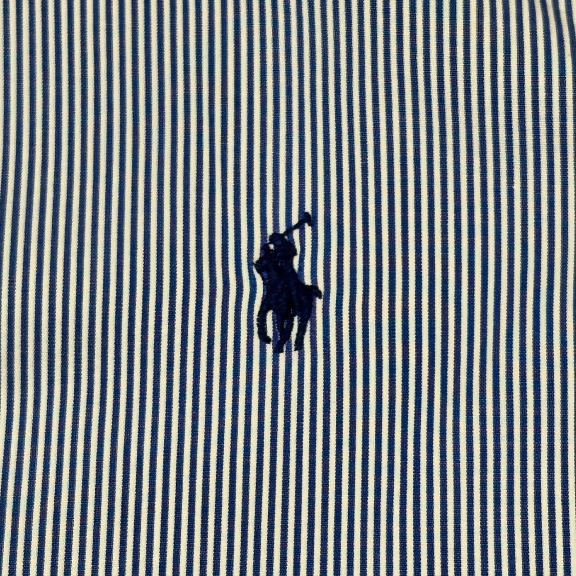 L) 폴로 랄프로렌 클래식핏 블루 스트라이프 포플린 셔츠 신형 상품이미지4