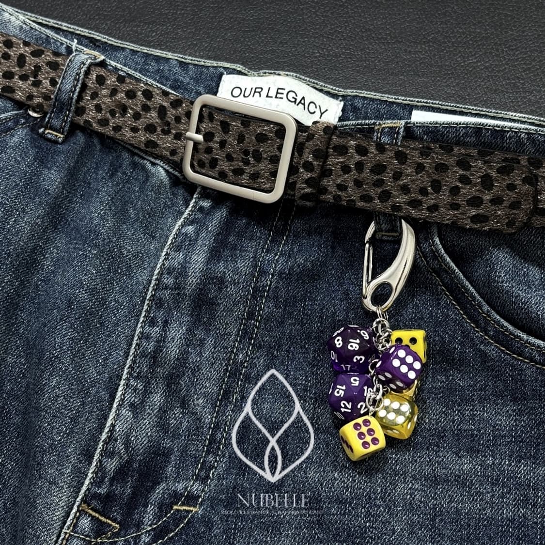 🌗 Leopard hair belt / 호피 레오파드 송치털 벨트 상품이미지2