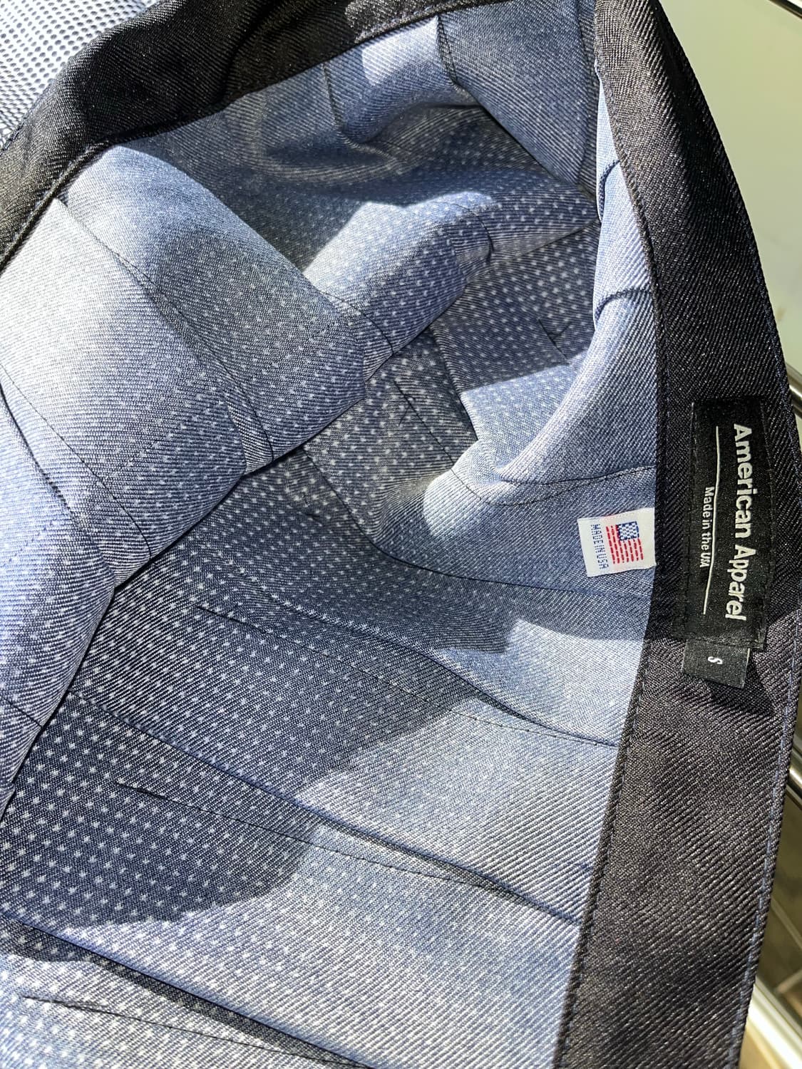 AA 아메리칸어패럴 그라데이션 플리츠스커트 네이비 상품이미지3