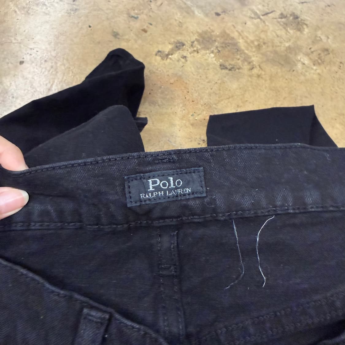 [정품/34] 폴로 랄프로렌 블랙 데님 팬츠 b14 상품이미지4
