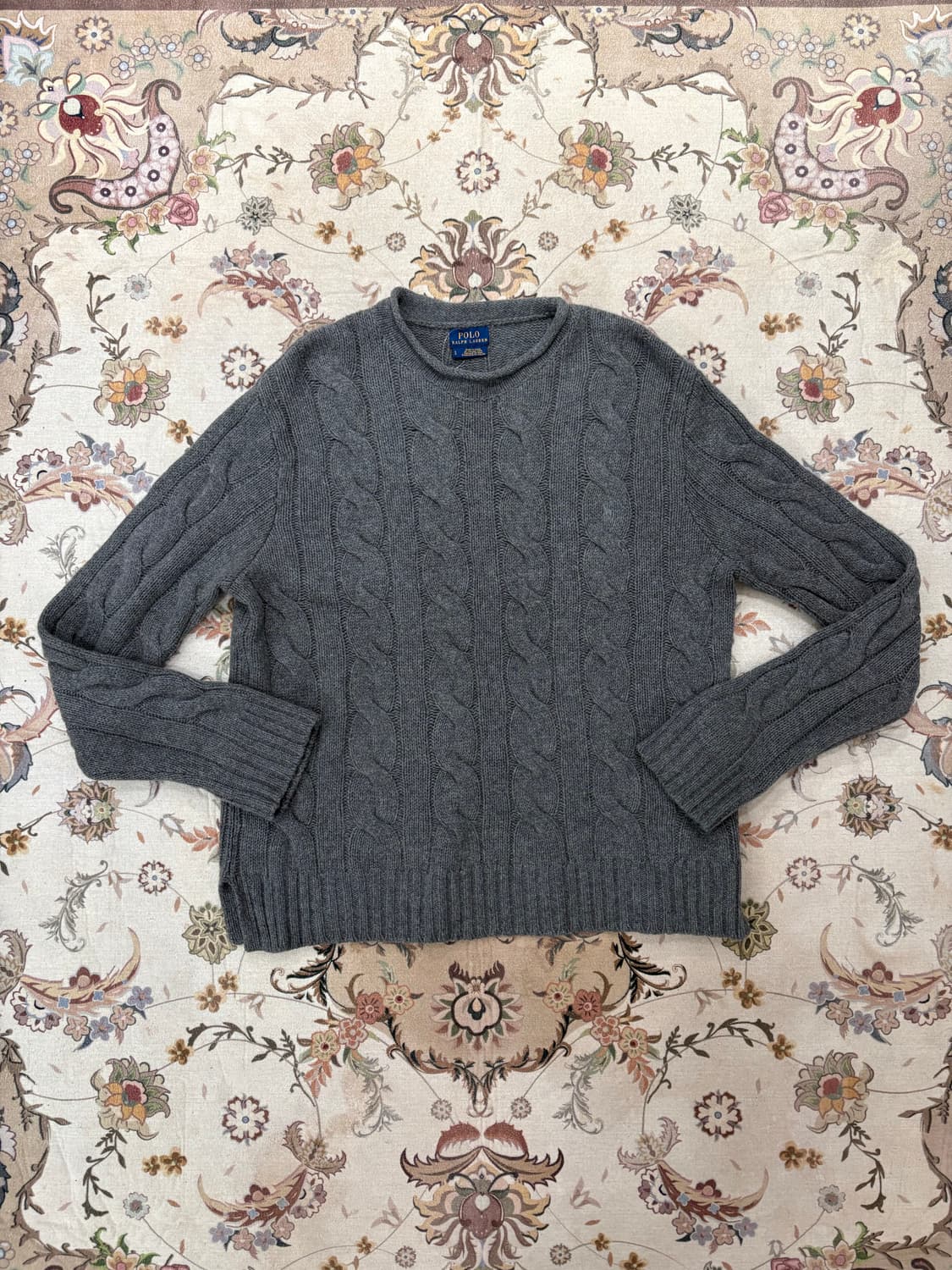 폴로랄프로렌 포니로고 꽈배기니트 상품이미지1