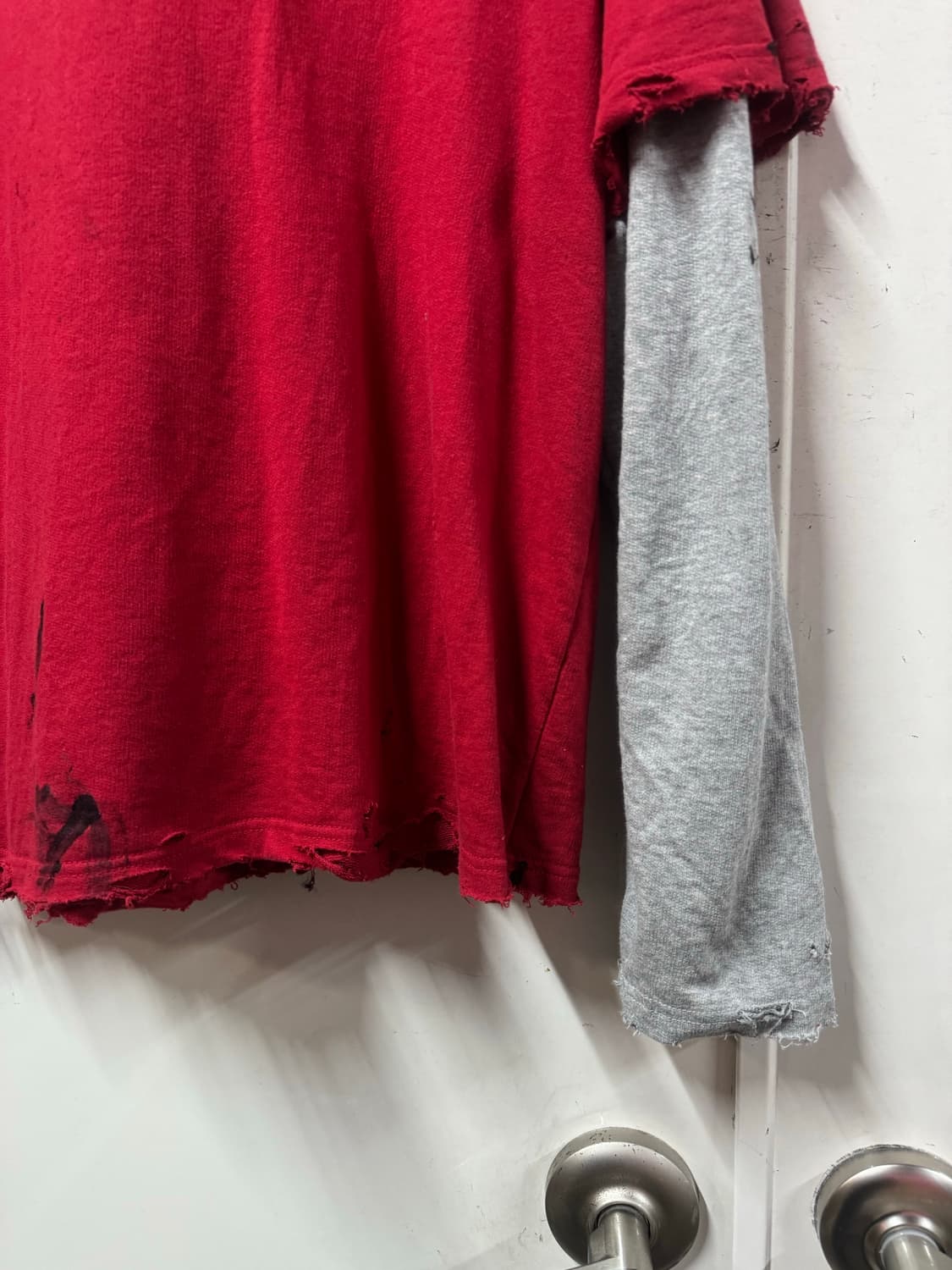 빈티지 레이어드 후드티 상품이미지5