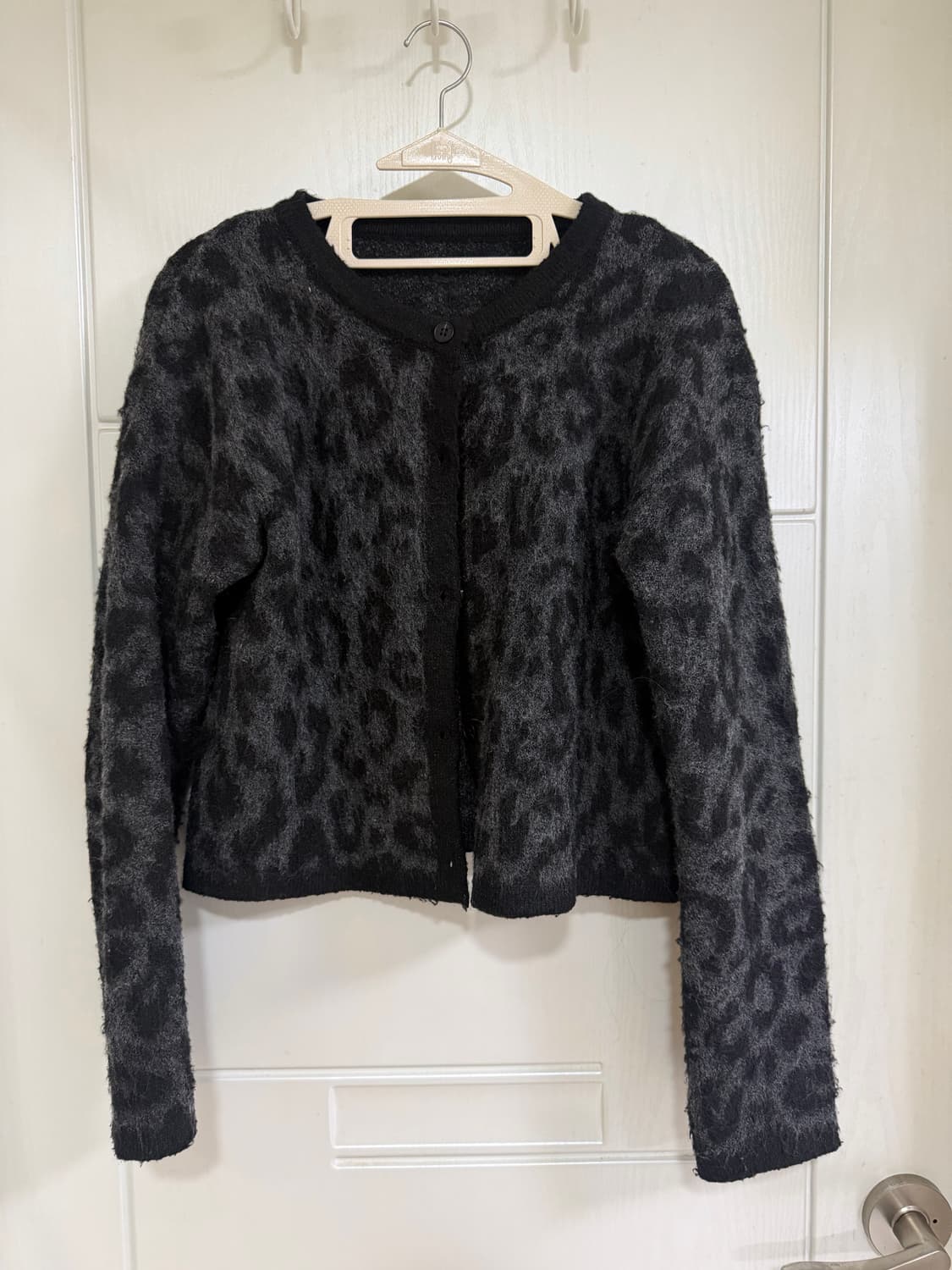 레오파드 헤어리 가디건 상품이미지4