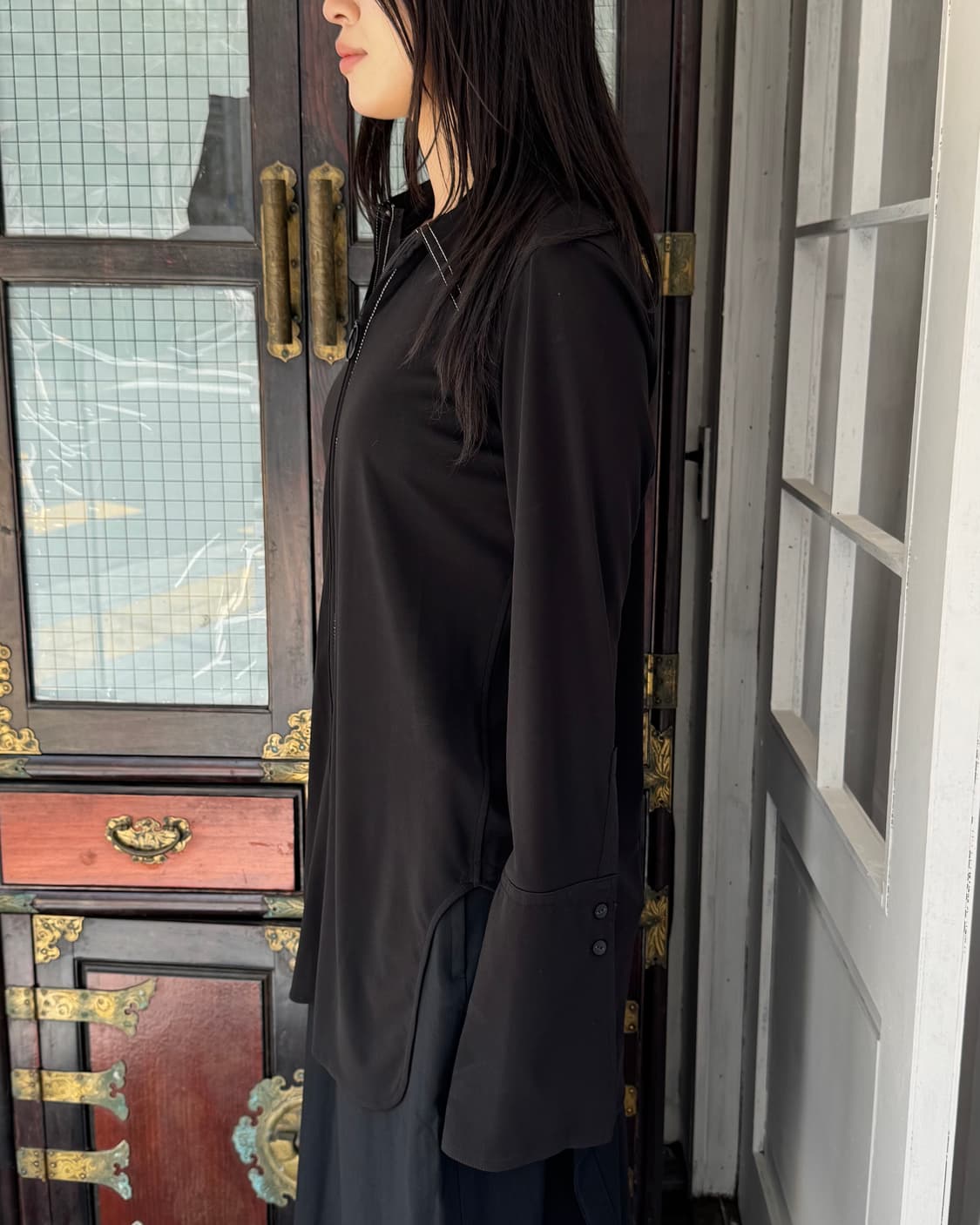 요지 야마모토 YS 집업 셔츠 상품이미지2