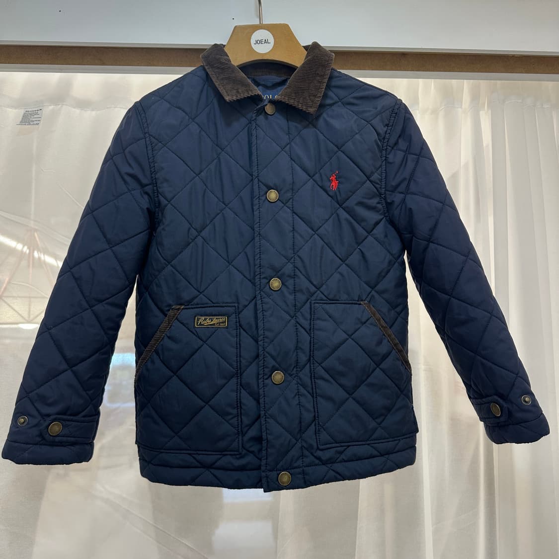 폴로 랄프로렌 네이비 퀼팅 자켓 키즈 상품이미지1