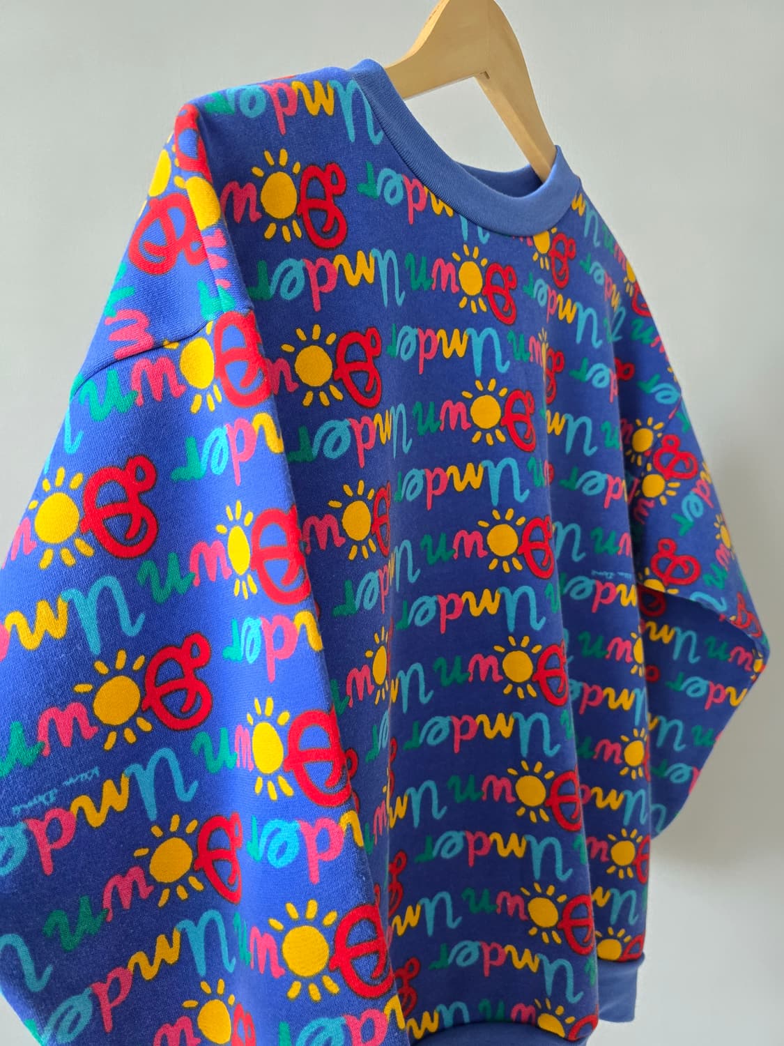 90s Ken Done 아트 프린트 호주산 기모 맨투맨 상품이미지7