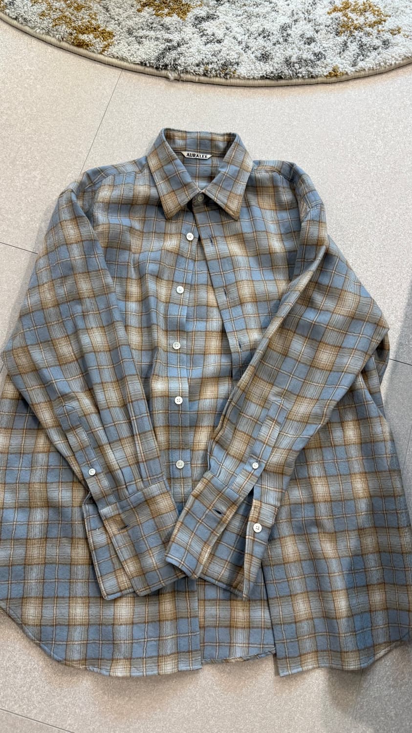 오라리 에어리 체크 셔츠 상품이미지1