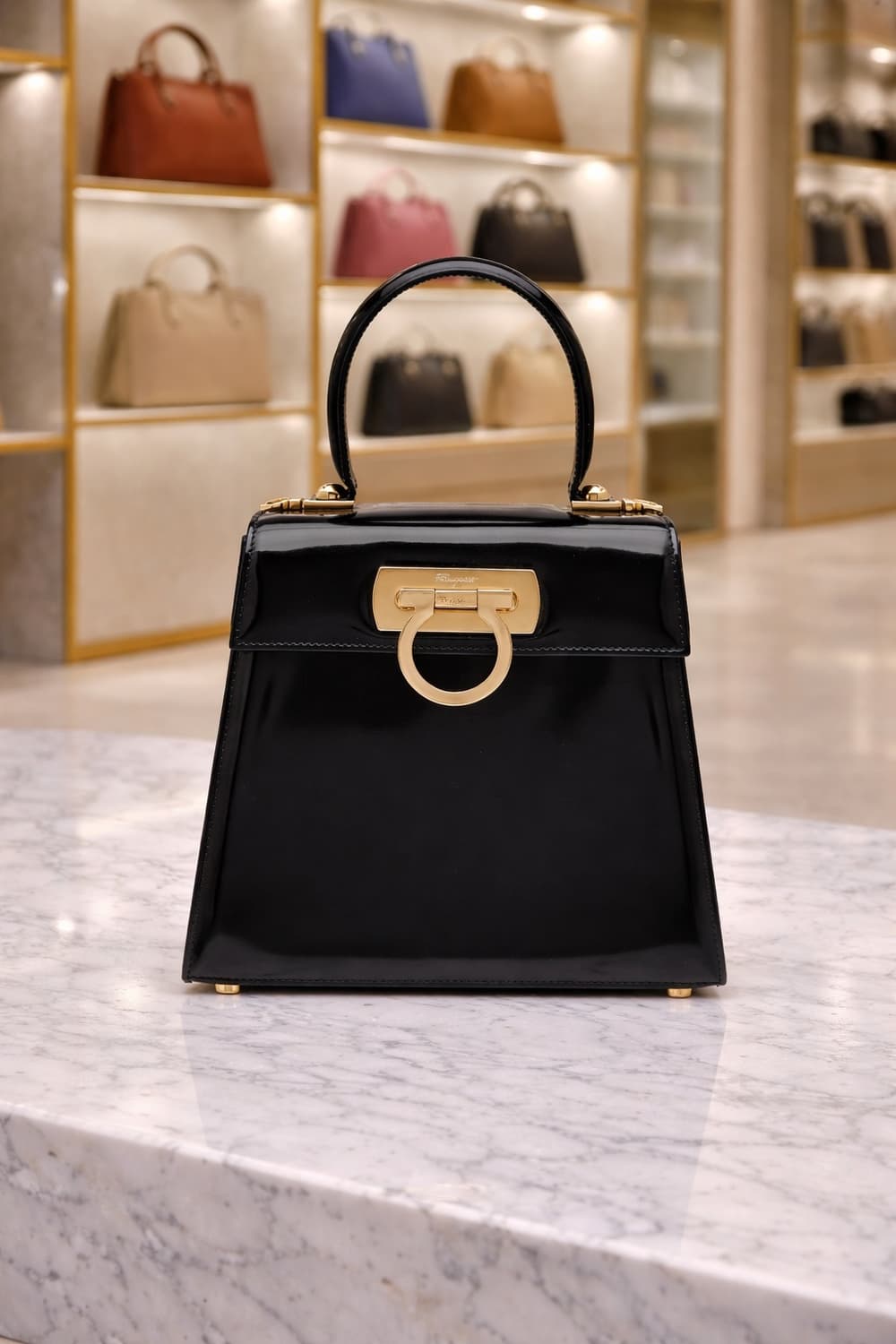 [S급] 페라가모 캘리 금장 숄더백 스몰 판매합니다!!! 상품이미지1