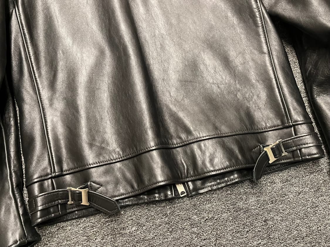 [95~100] 666 소가죽 라이더자켓 상품이미지7