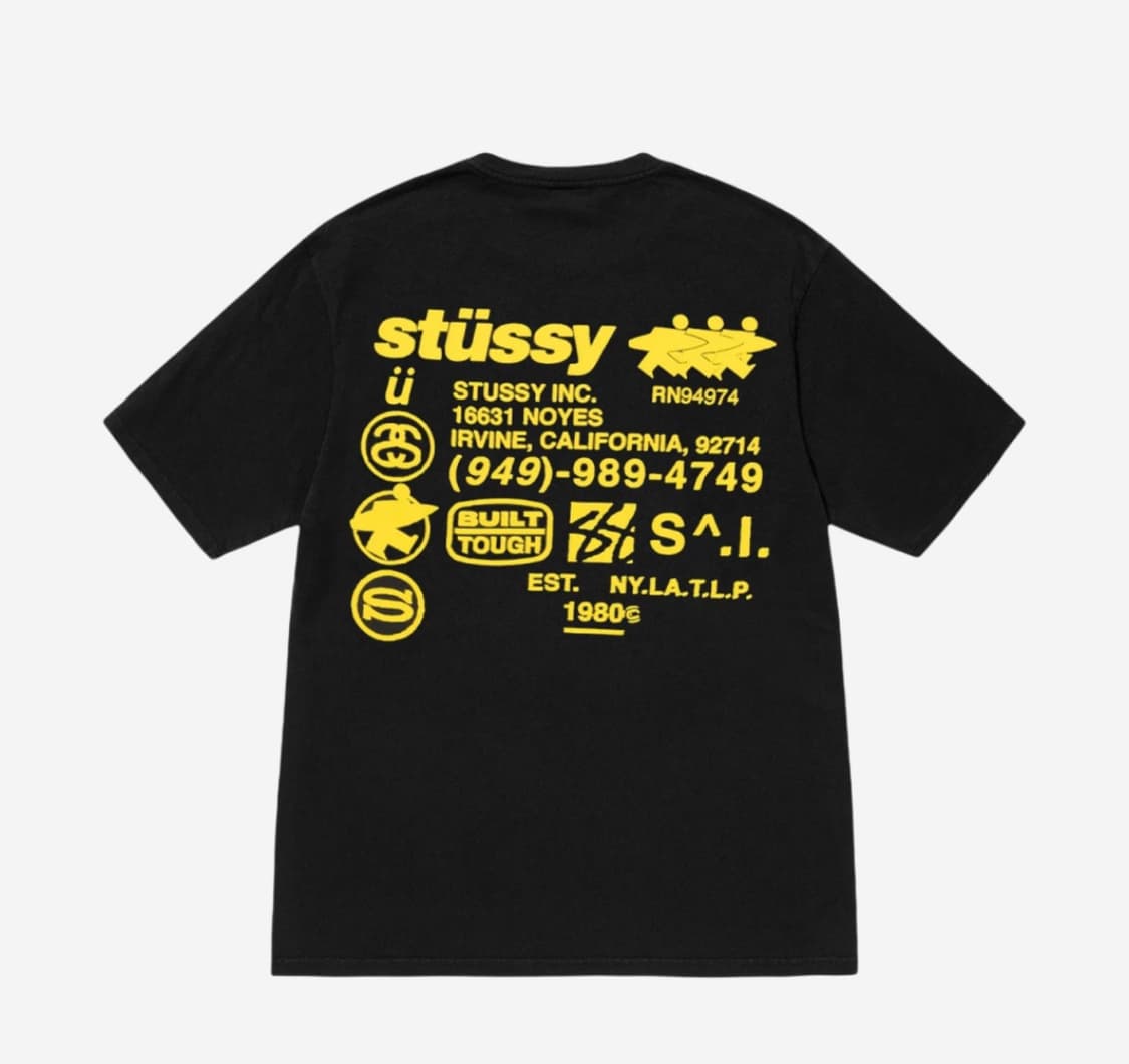 Stussy DNA Pigment 반팔 [블랙] 상품이미지1