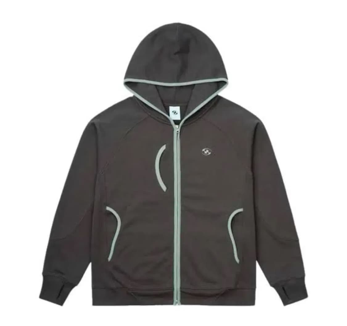 (삽니다) 24ss 산산기어 후디집업 브라운 상품이미지1