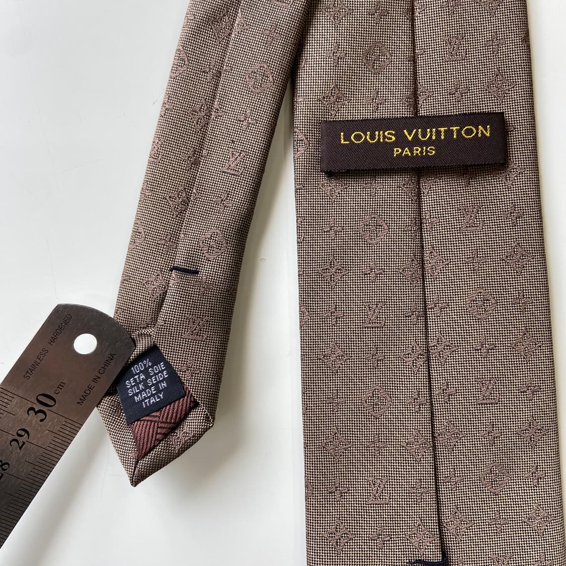 루이비통 (LOUIS VUITTON) 모노그램 정품 명품넥타이 7.8cm 상품이미지6