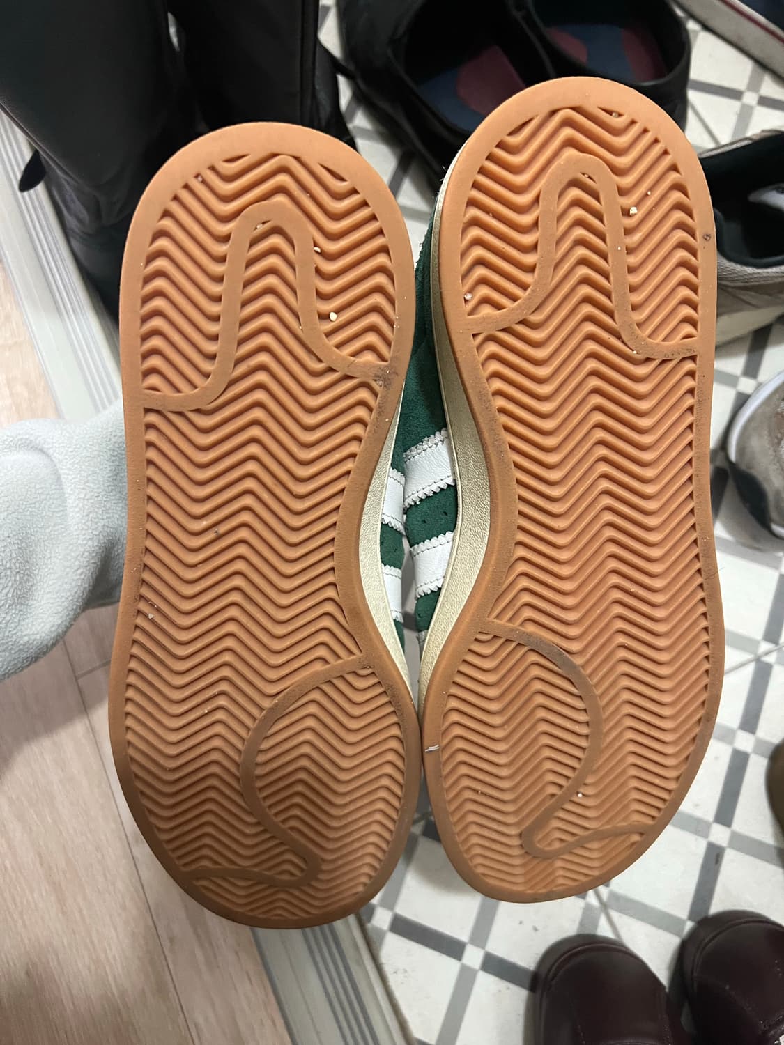 아디다스 캔퍼스00s 그린(265mm) 상품이미지3