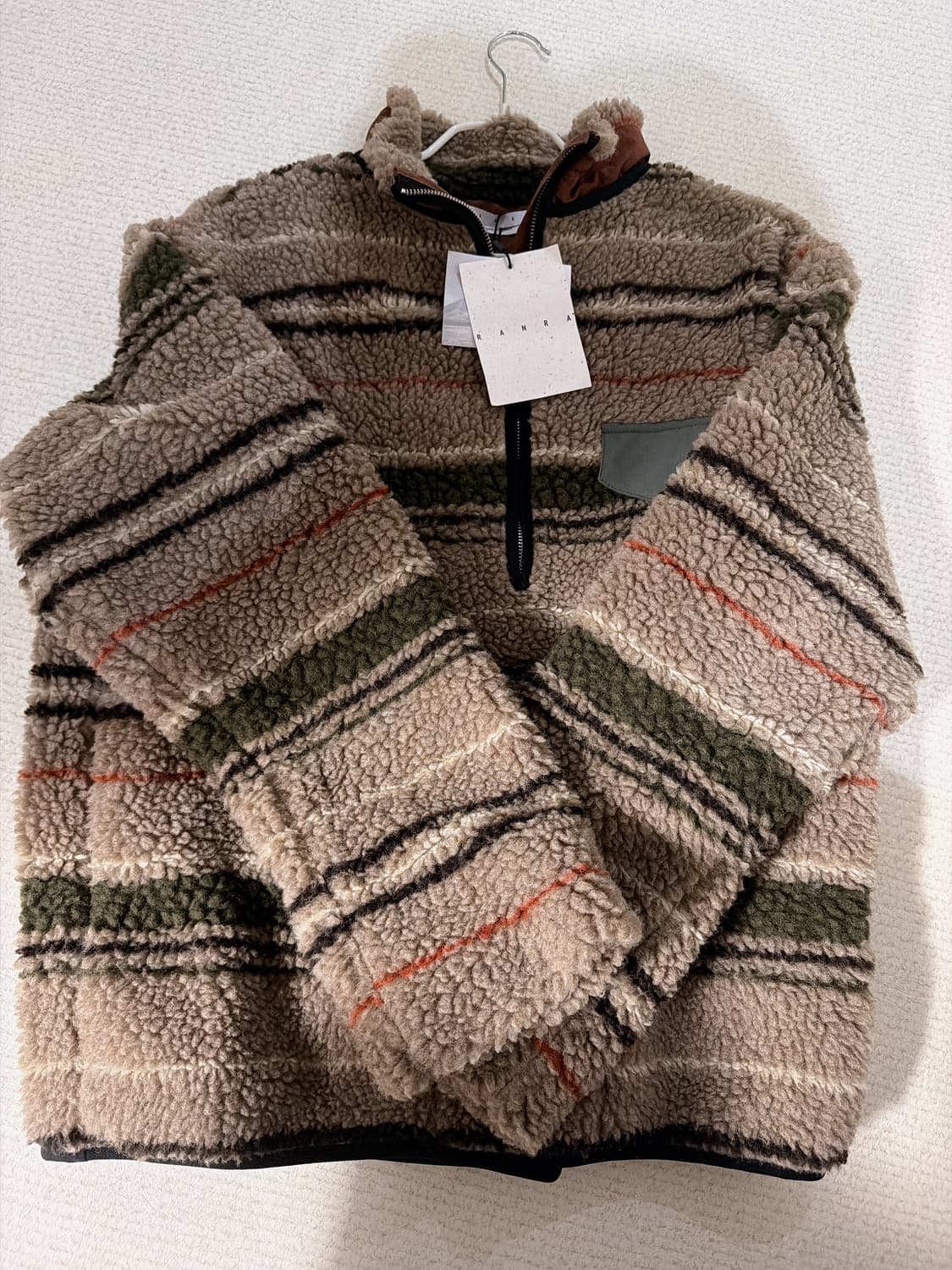 ranra 스트라이프 아노락 XL 상품이미지2