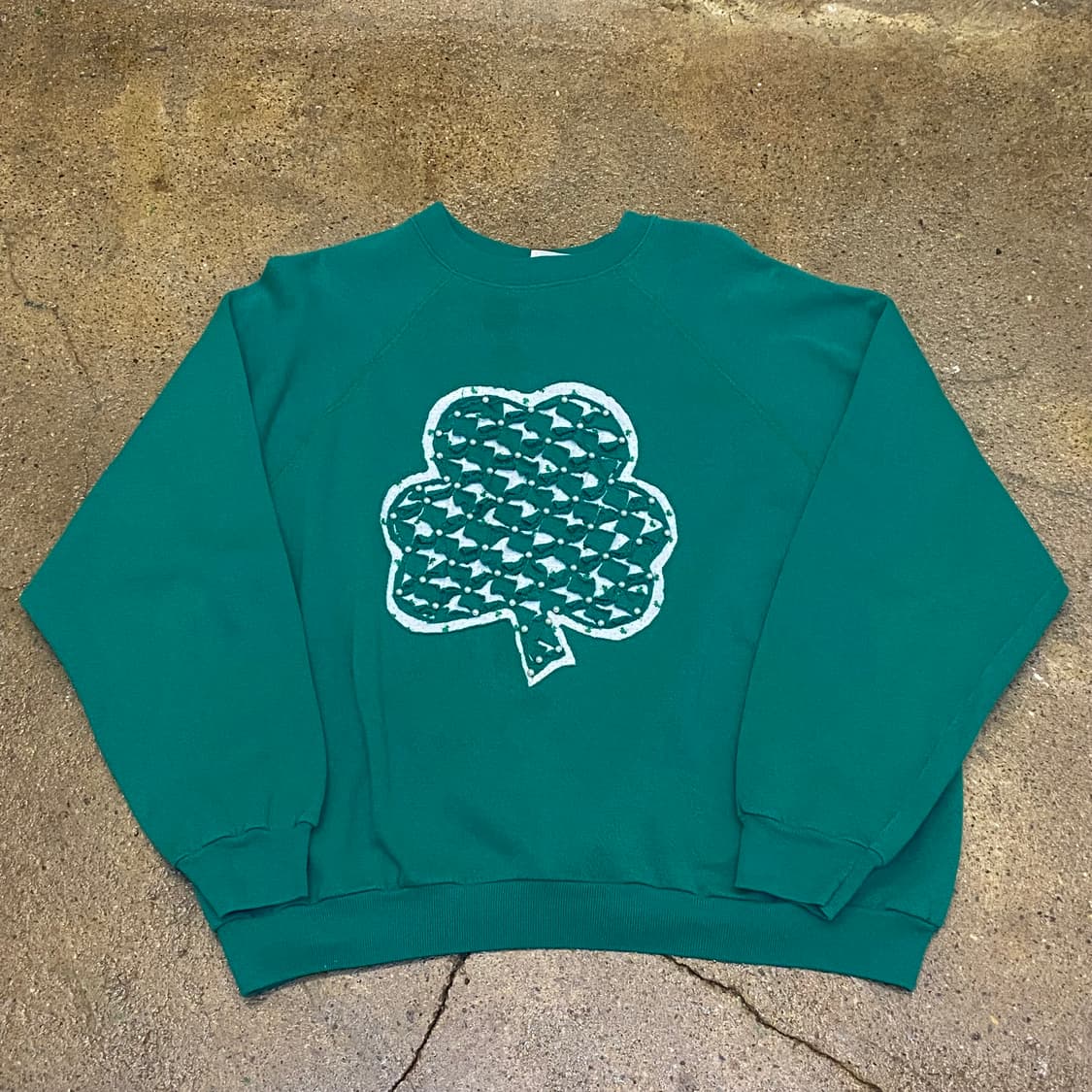 Made in USA 미국 빈티지 클로버 맨투맨 상품이미지1