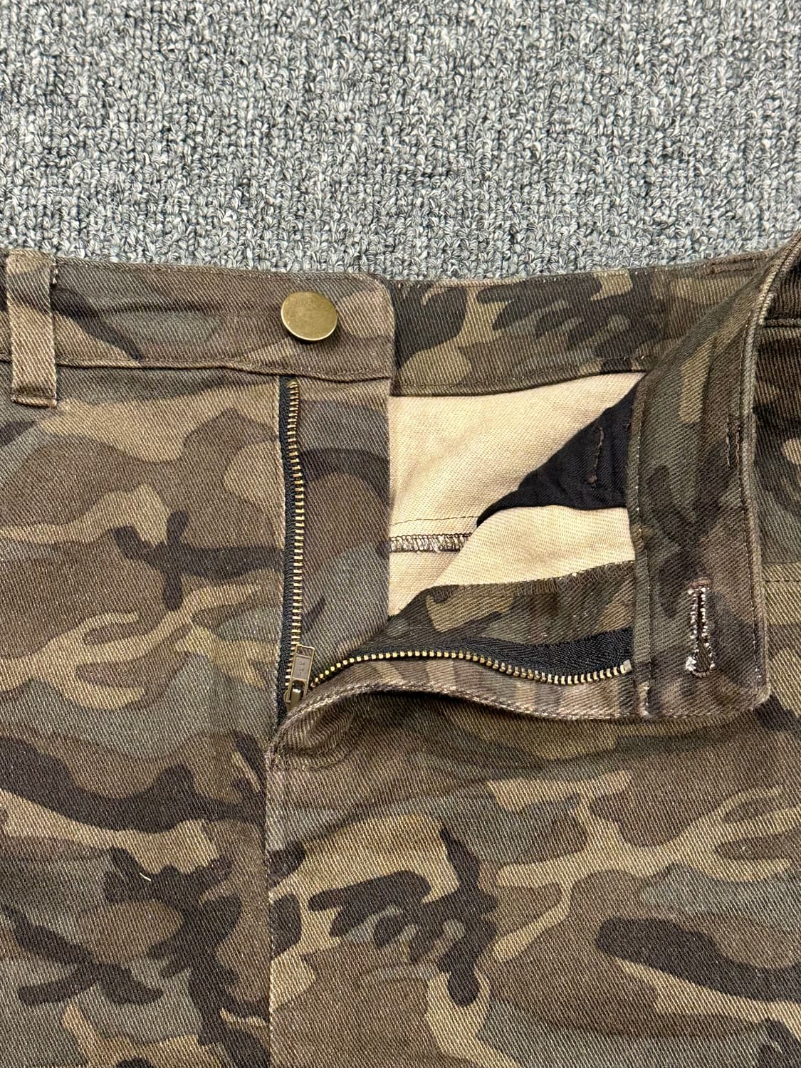 38)Japanese vintage 카모 트임 미디 스커트 상품이미지3