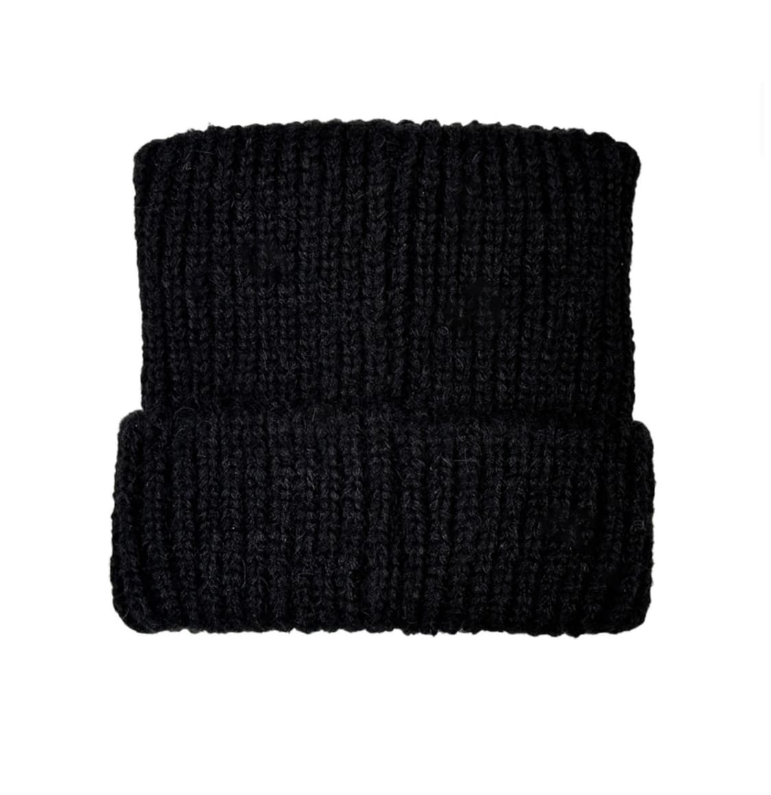 무신사 탄산마그네슘 로고 캣 비니 블랙 공용 새거급 상품이미지2