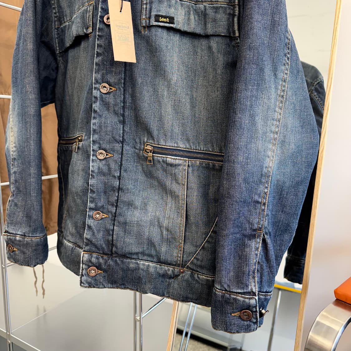 90s Lee 데님 트러커 자켓 (M)   상품이미지3