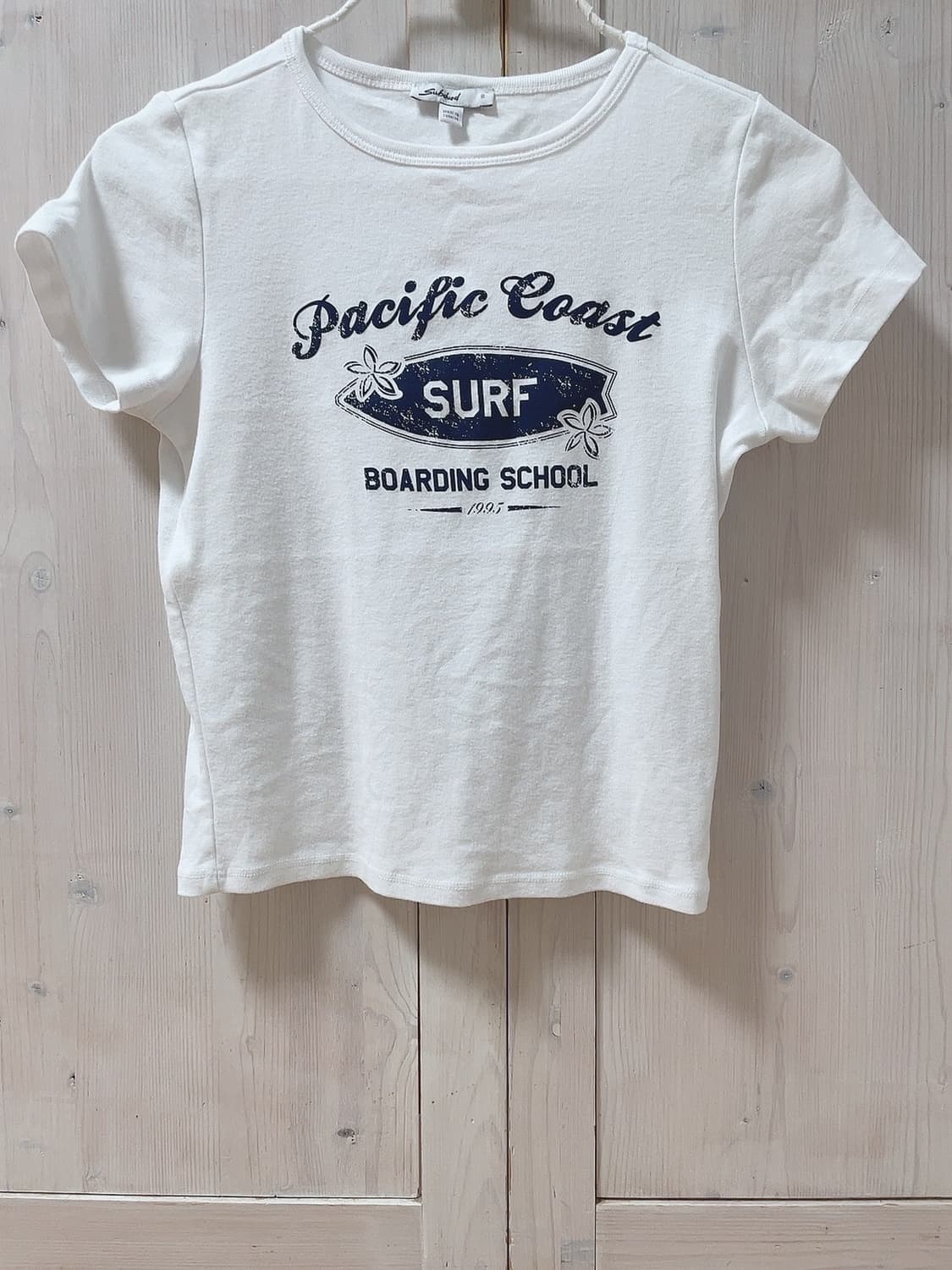 섭듀드 surf 그래픽 반팔 티셔츠 화이트 상품이미지1