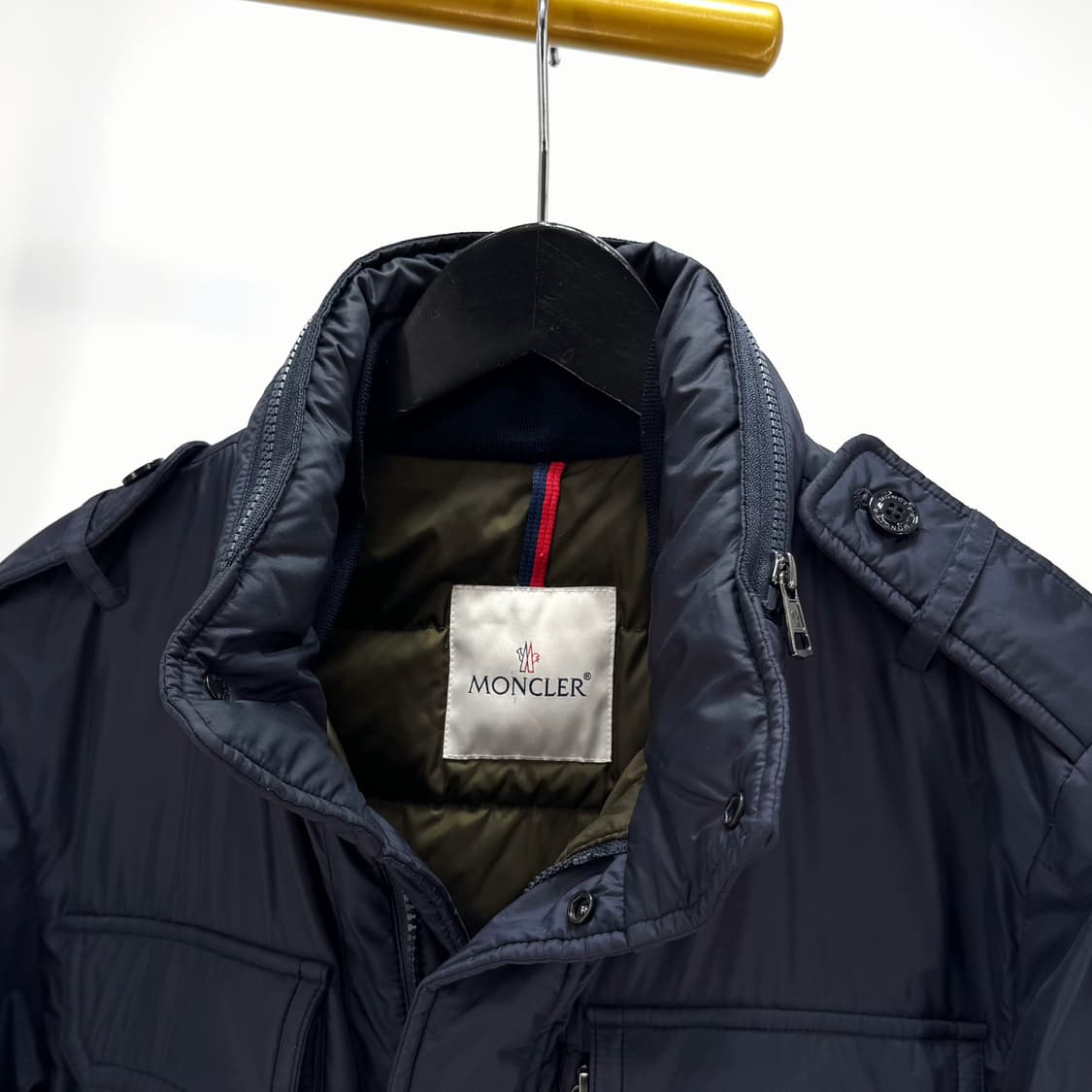 [2사이즈] 몽클레어 도미에 집업 점퍼 자켓 네이비 상품이미지6