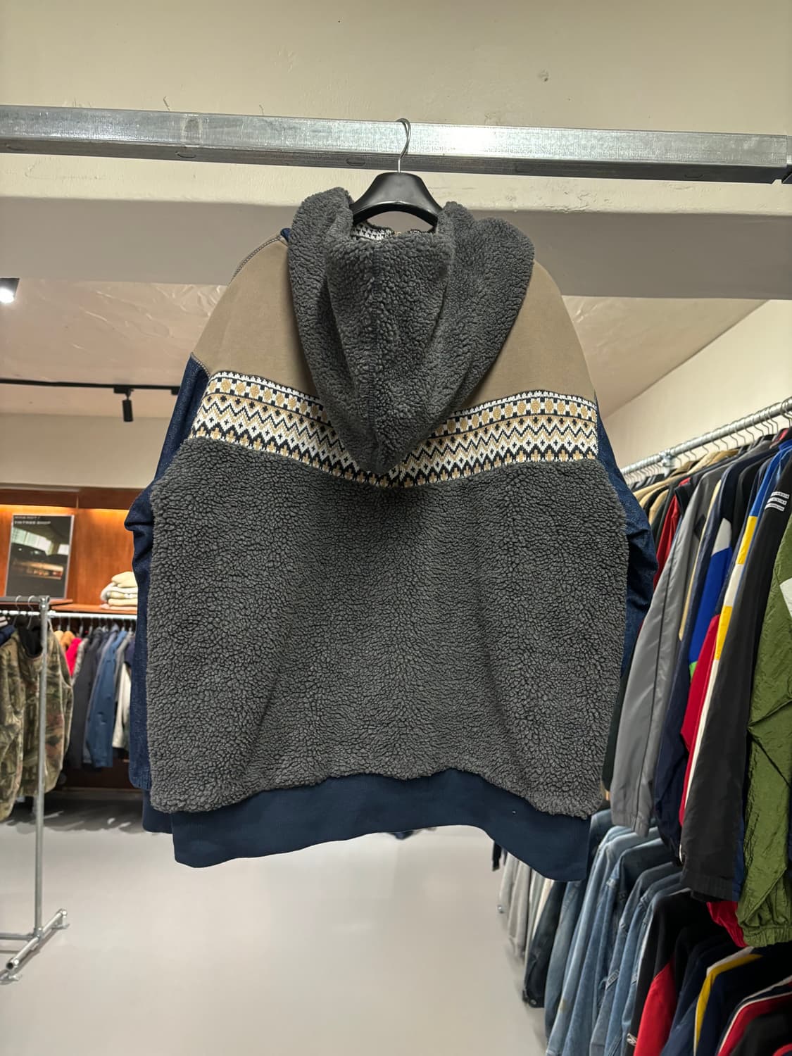 빈티지 데님 쉐르파 자켓   상품이미지8