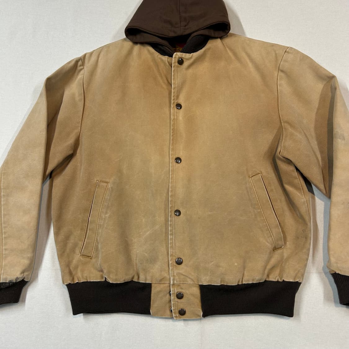L) MULESKINS USA 덕 캔버스 봄버 후드 자켓 상품이미지2