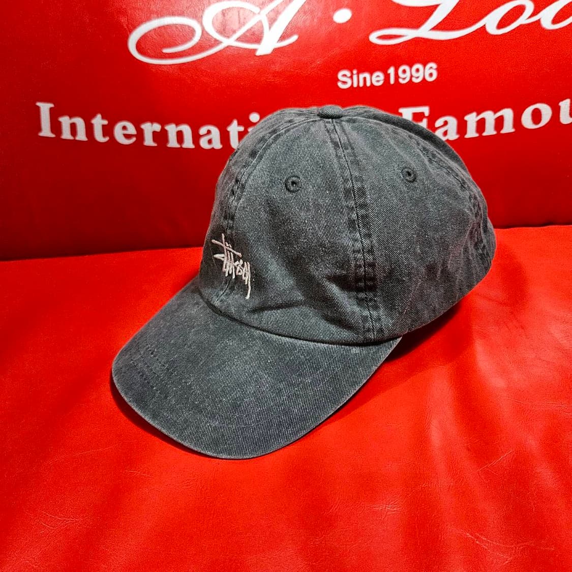 스투시(STUSSY) 워시드 볼캡 Free 상품이미지2