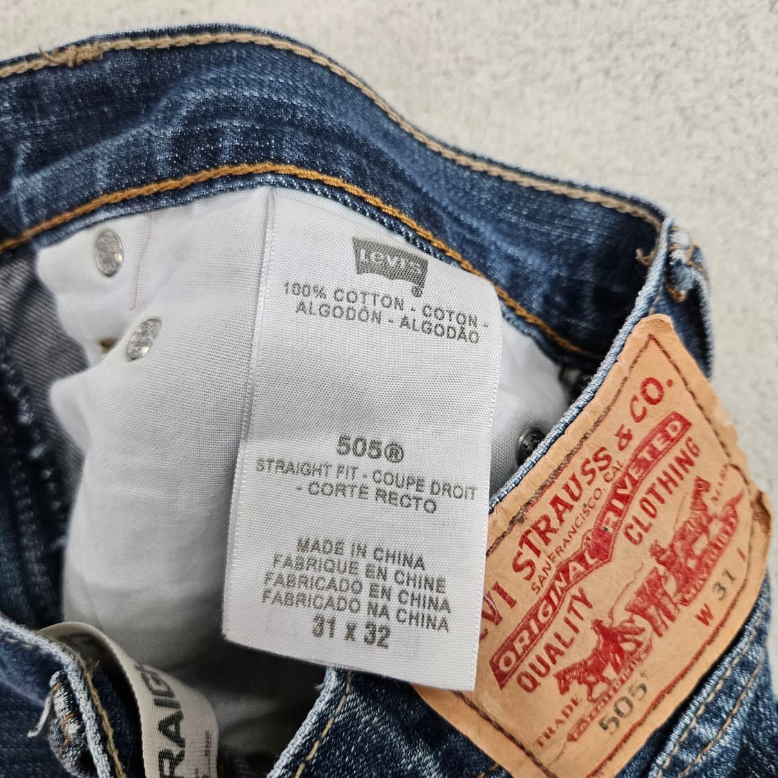 리바이스 505 데님 31 32 상품이미지6