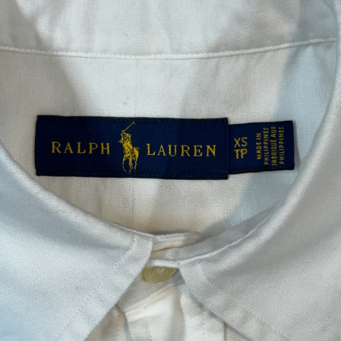 XS) 폴로 랄프로렌 클래식 화이트 옥스포드 셔츠 T4 상품이미지6