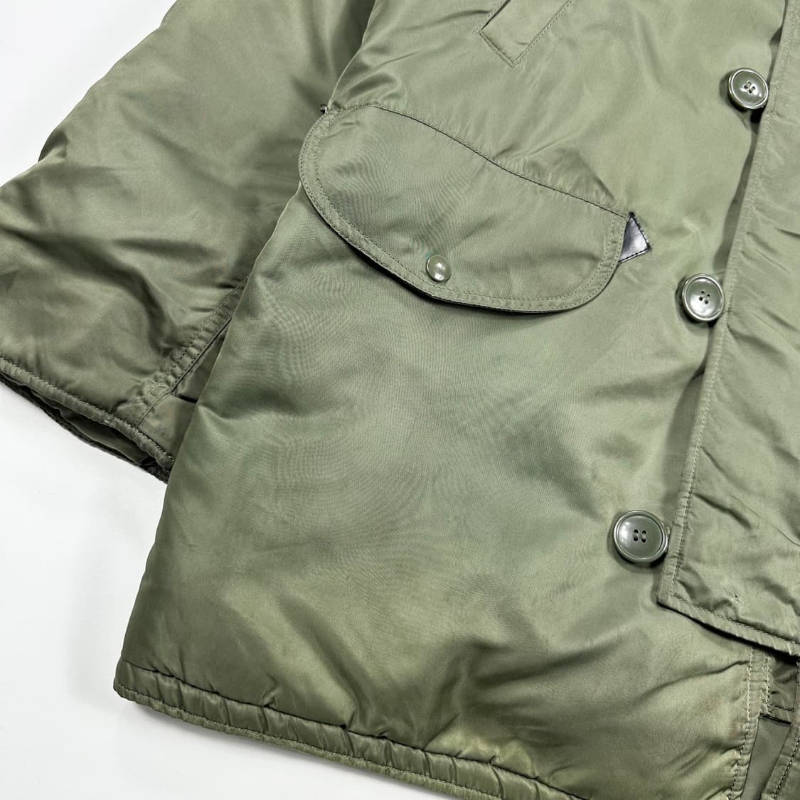 알파인더스트리 N3B 카키 점퍼 자켓 (XL) 상품이미지3