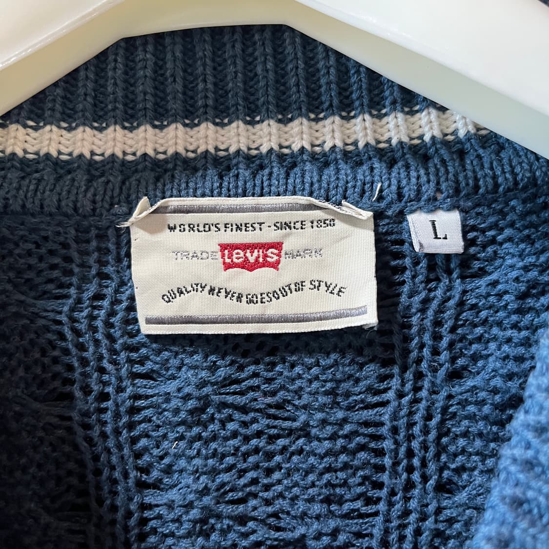  90s 리바이스 이태리메이드 코튼 니트  상품이미지2