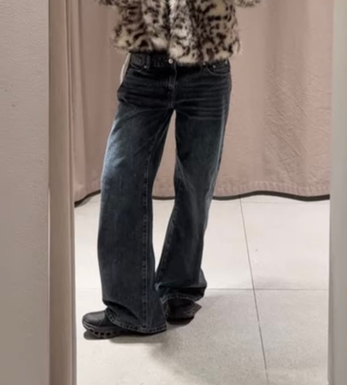 Edikted 로우라이즈 데님 팬츠 다크 블루 상품이미지3