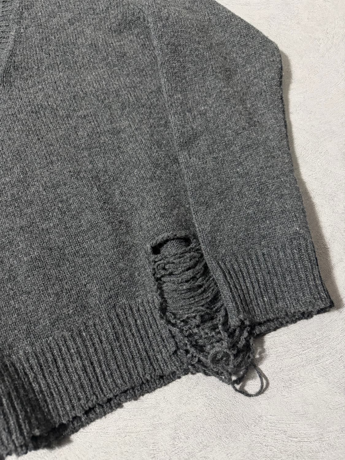 메종 마르지엘라 디스트로이드 울 니트 상품이미지5