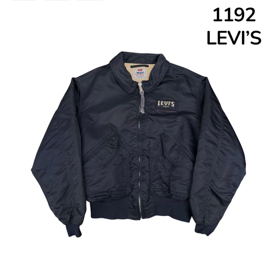 리바이스 USA 네이비 항공점퍼 XL 상품이미지2