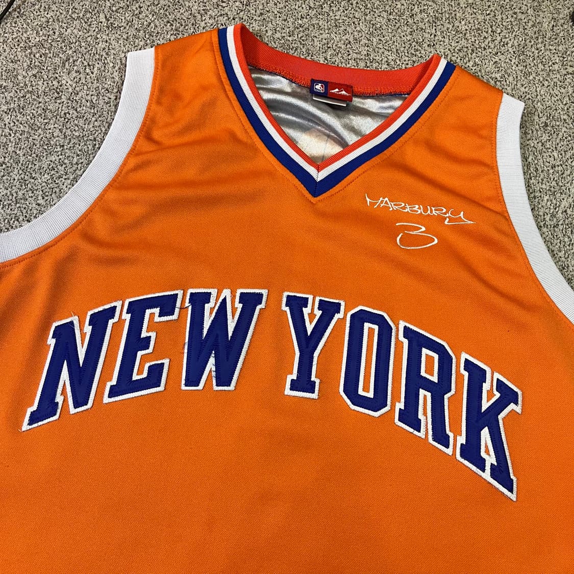 마제스틱 NBA 뉴욕 닉스 스테판커리 농구 유니폼 상품이미지3