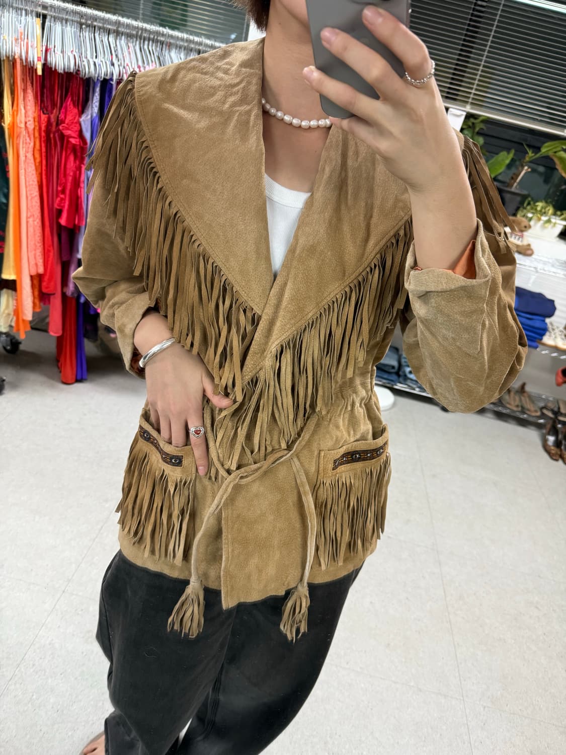 Vintage scully fringe jacket 프린지자켓 상품이미지5