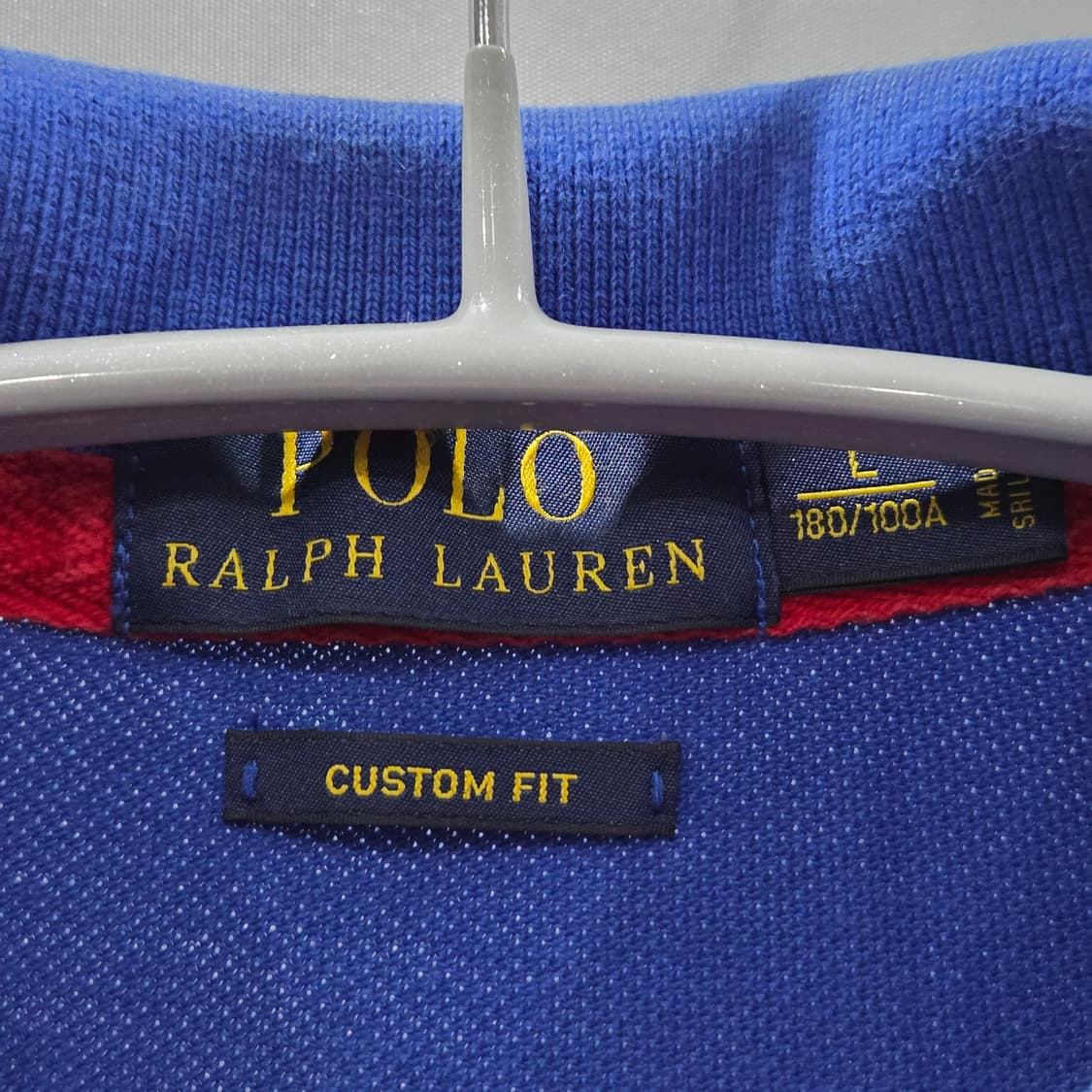 폴로랄프로렌 멀티빅포니 피케 카라 롱슬리브 블루 L 상품이미지3