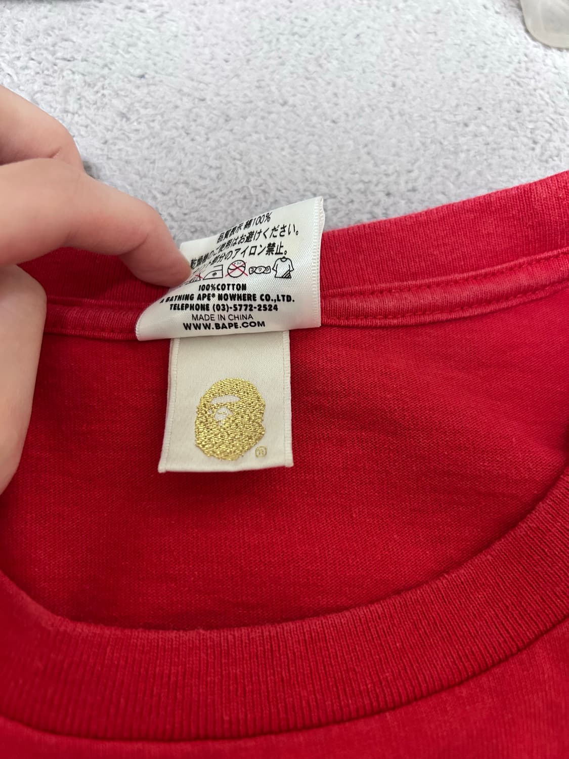 베이프 마일로 반팔 상품이미지3