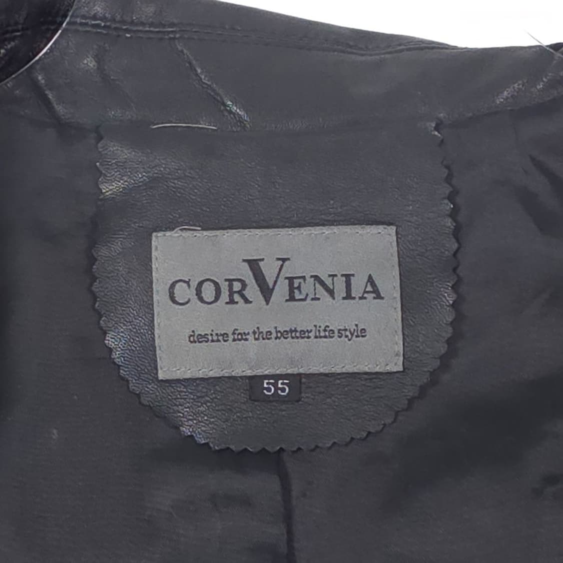 CORVENIA 미니멀 램스킨 레더 자켓 55 상품이미지6