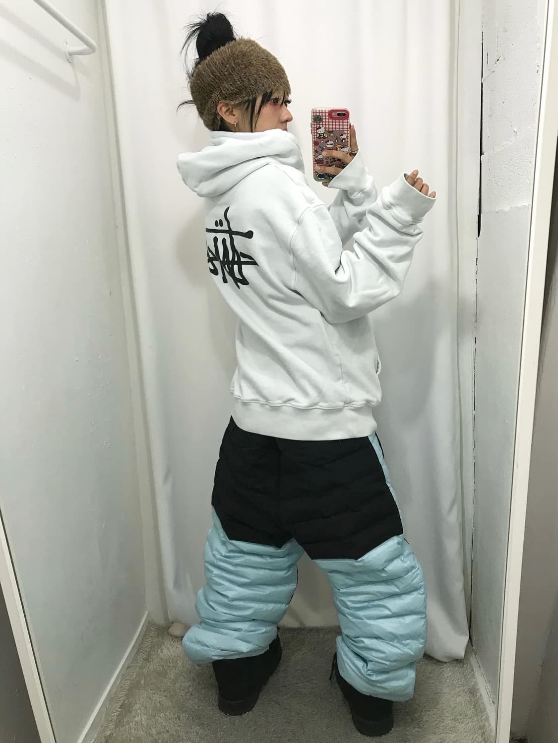 Stussy Stock Logo Hoodie 상품이미지3